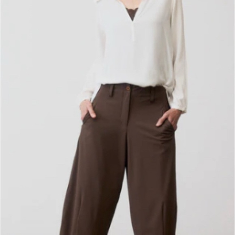 Elegant Brown Women's Pants